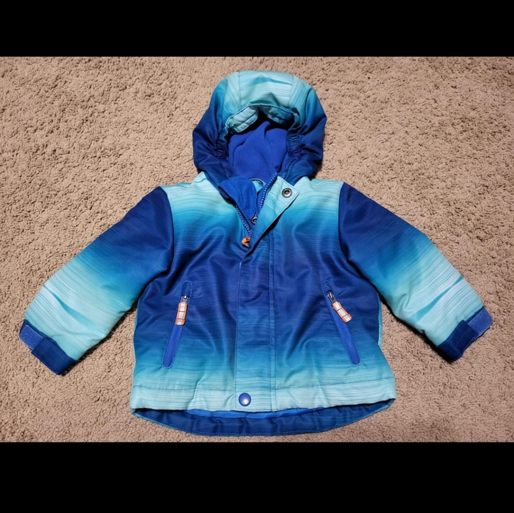 Cat & Jack Blue Winter Snow Jacket Size 12M